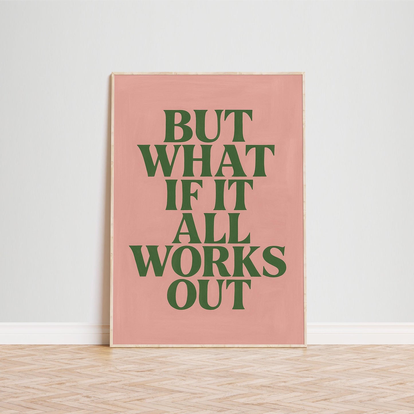 Positive Quote Poster – Motivational Wall Art | Typography Home Decor Print