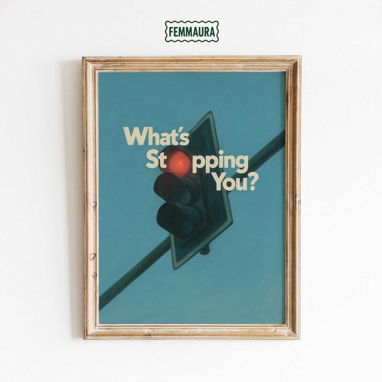 Motivational Wall Art – Conceptual Wall Print With Bold Text & Inspiring Quote