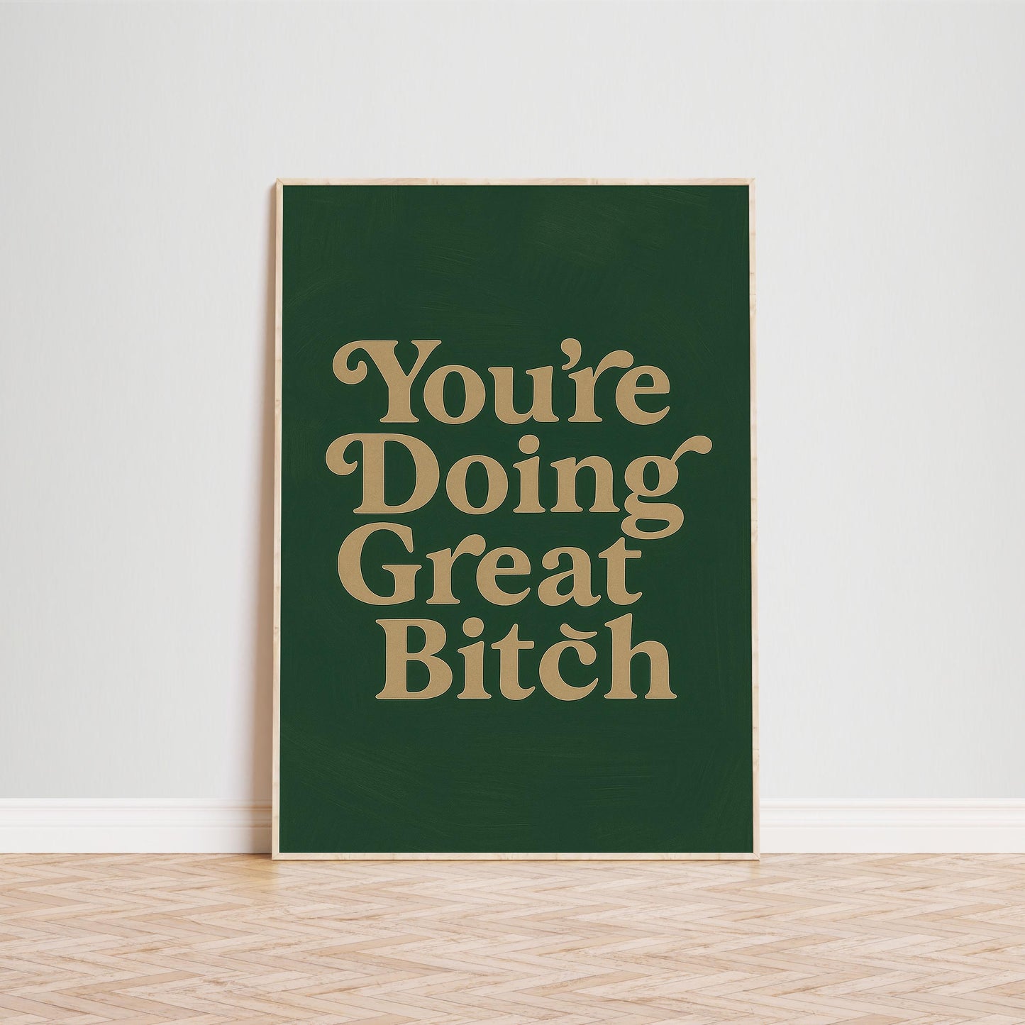 Retro Empowering Poster – Funny Retro Quote With Bold Motivational Art