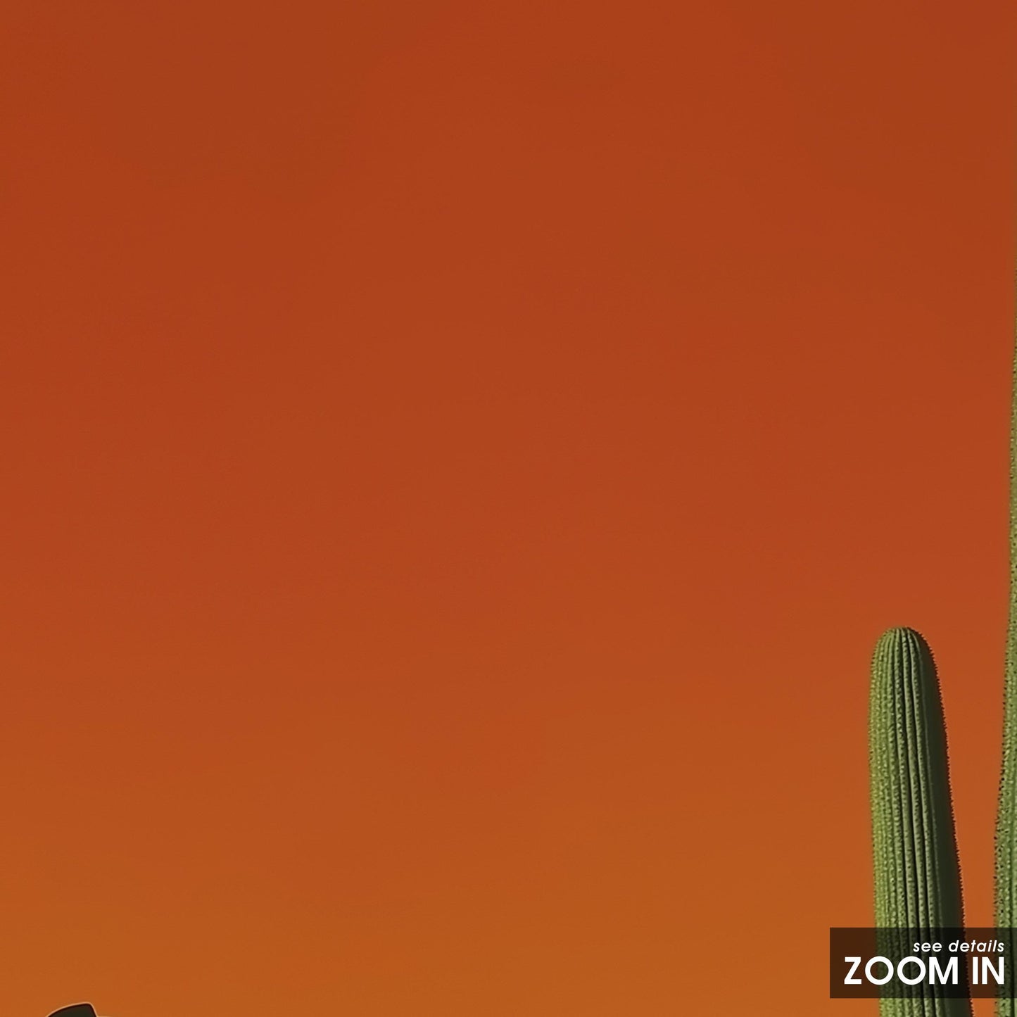 Cowgirl and Cactus Poster – Sunset Desert Western Print