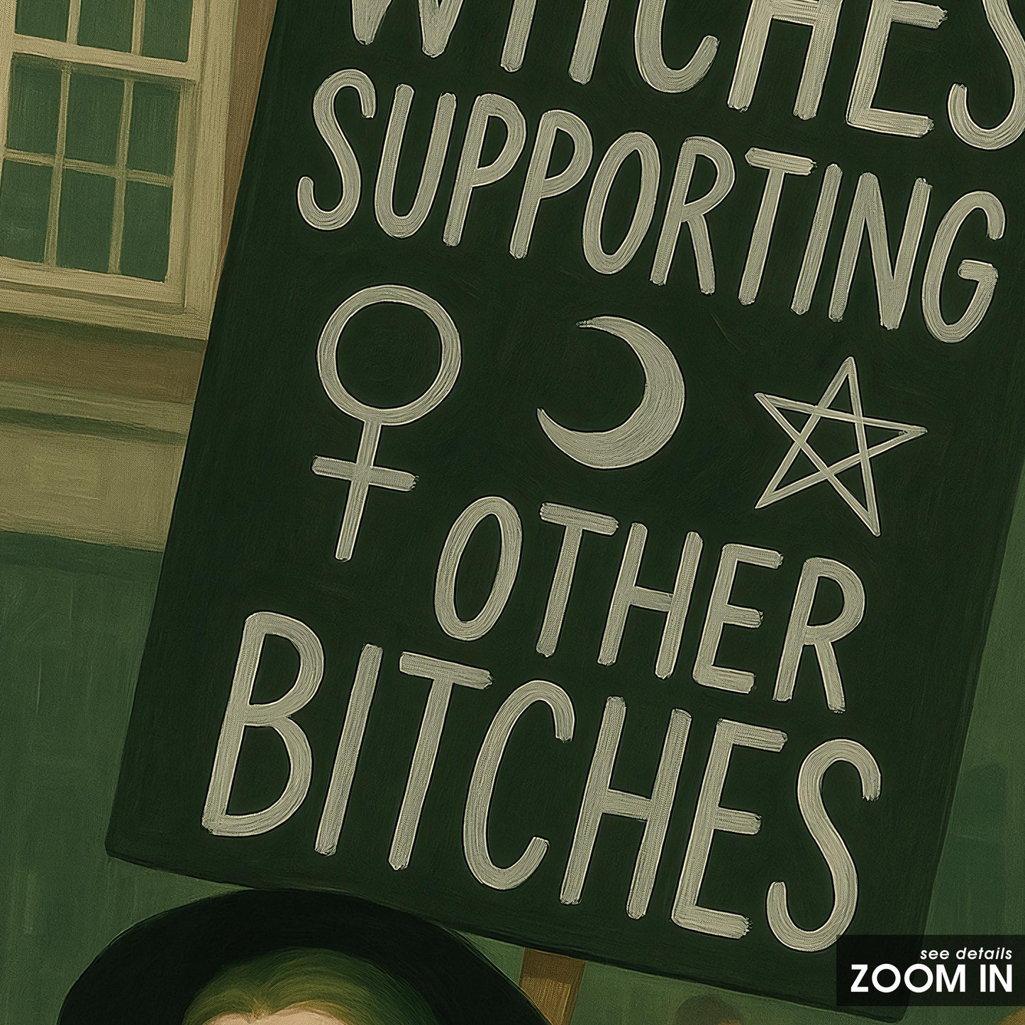 Feminist Wall Print – Witches Poster With Bold Protest Art & Empowering Decor