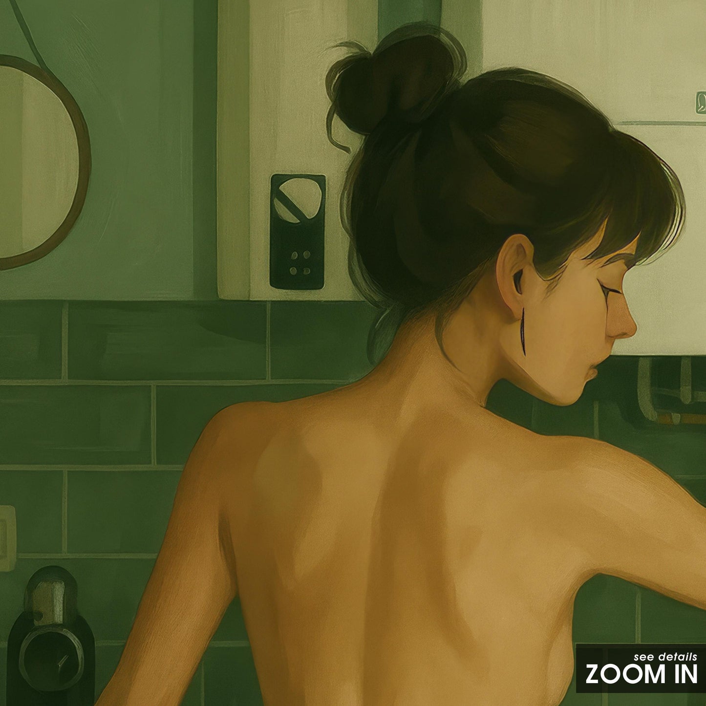 Sensual Kitchen Art – Provocative Wall Poster | Modern Loft Decor Print