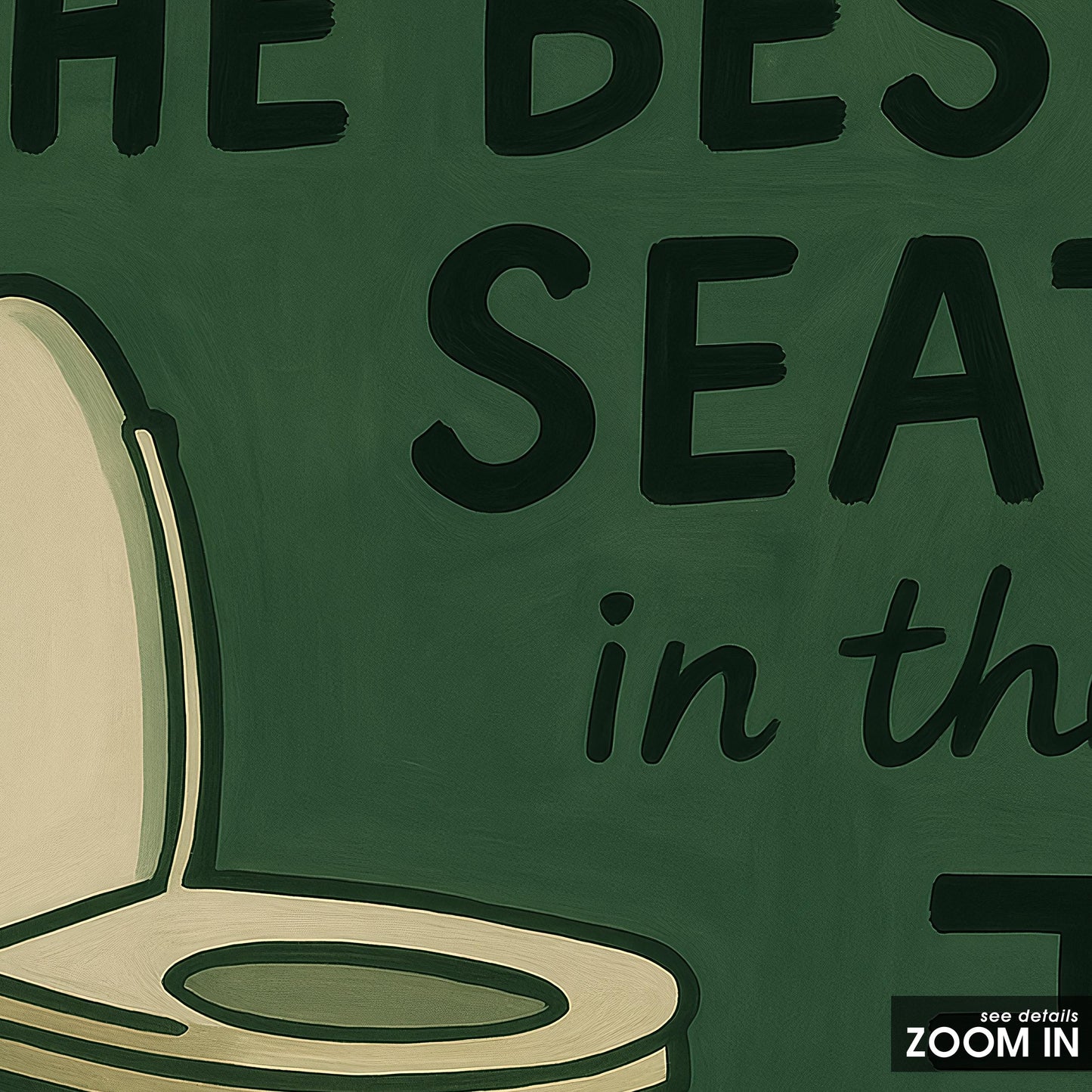 Funny Bathroom Wall Art – Quirky Toilet Humor Print | Modern Bathroom Decor