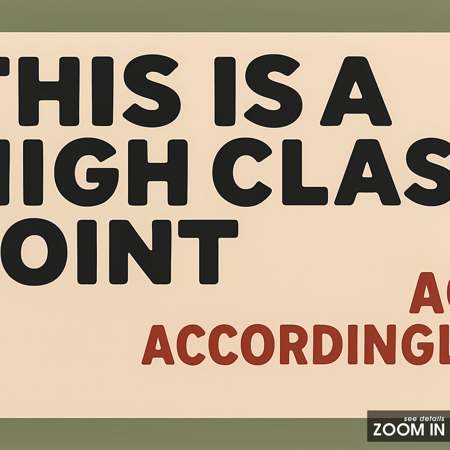 Funny Typography Poster – Minimal Wall Art With Bold Quote Print & Sarcastic Home Decor