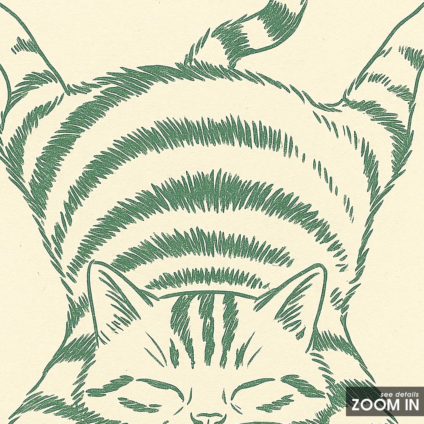 Maybe Later Cat – Funny Minimal Line Art Poster, Lazy Mood Wall Print