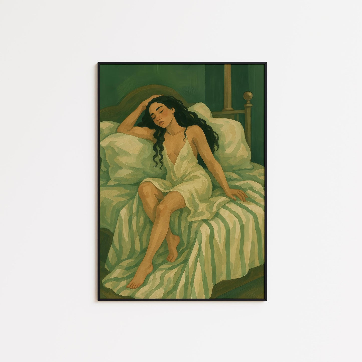 Gothic Academia Poster – Romantic Wall Print with Feminine Moody Bedroom Art