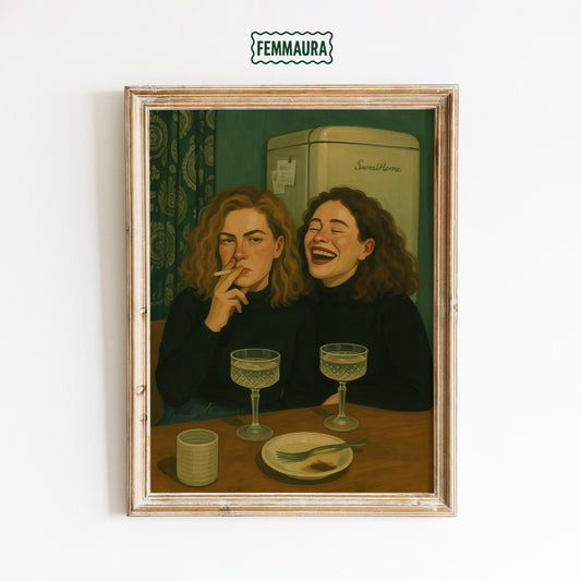 Vintage Kitchen Poster – Retro Kitchen Art | Classic Nostalgic Wall Decor