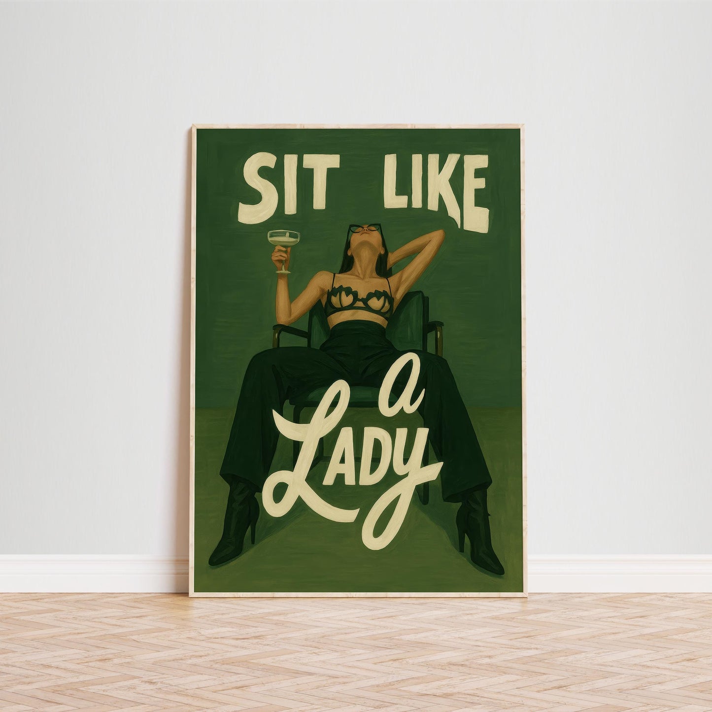 Feminist Wall Art – Bold Female Empowerment Poster | Confident Woman Decor