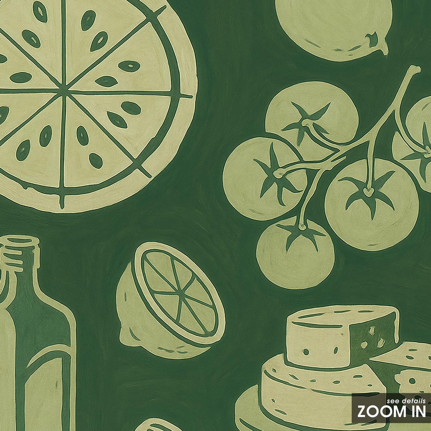 Mediterranean Kitchen Art – Rustic Dining Decor | Olive Kitchen Wall Print