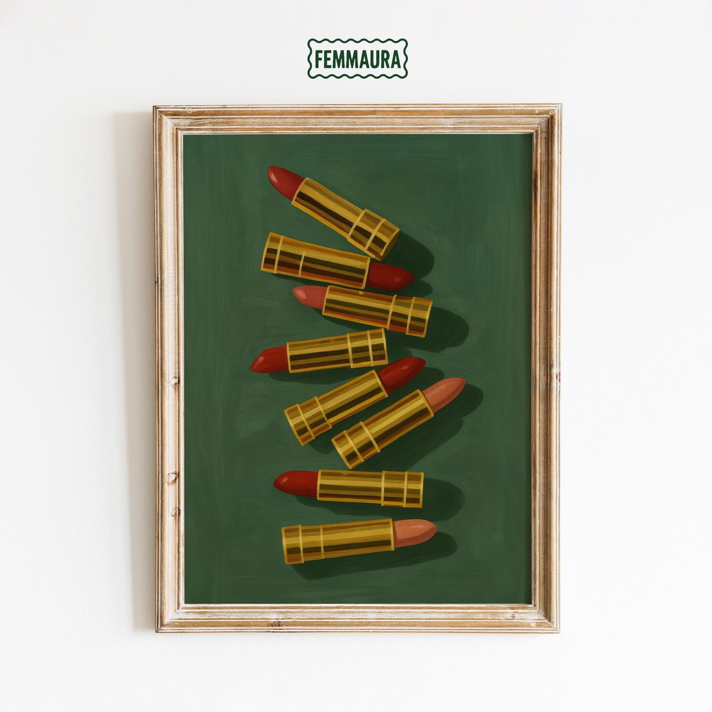 Feminist Pop Art Poster – Bold Lipstick Art Print | Empowering Bedroom Decor