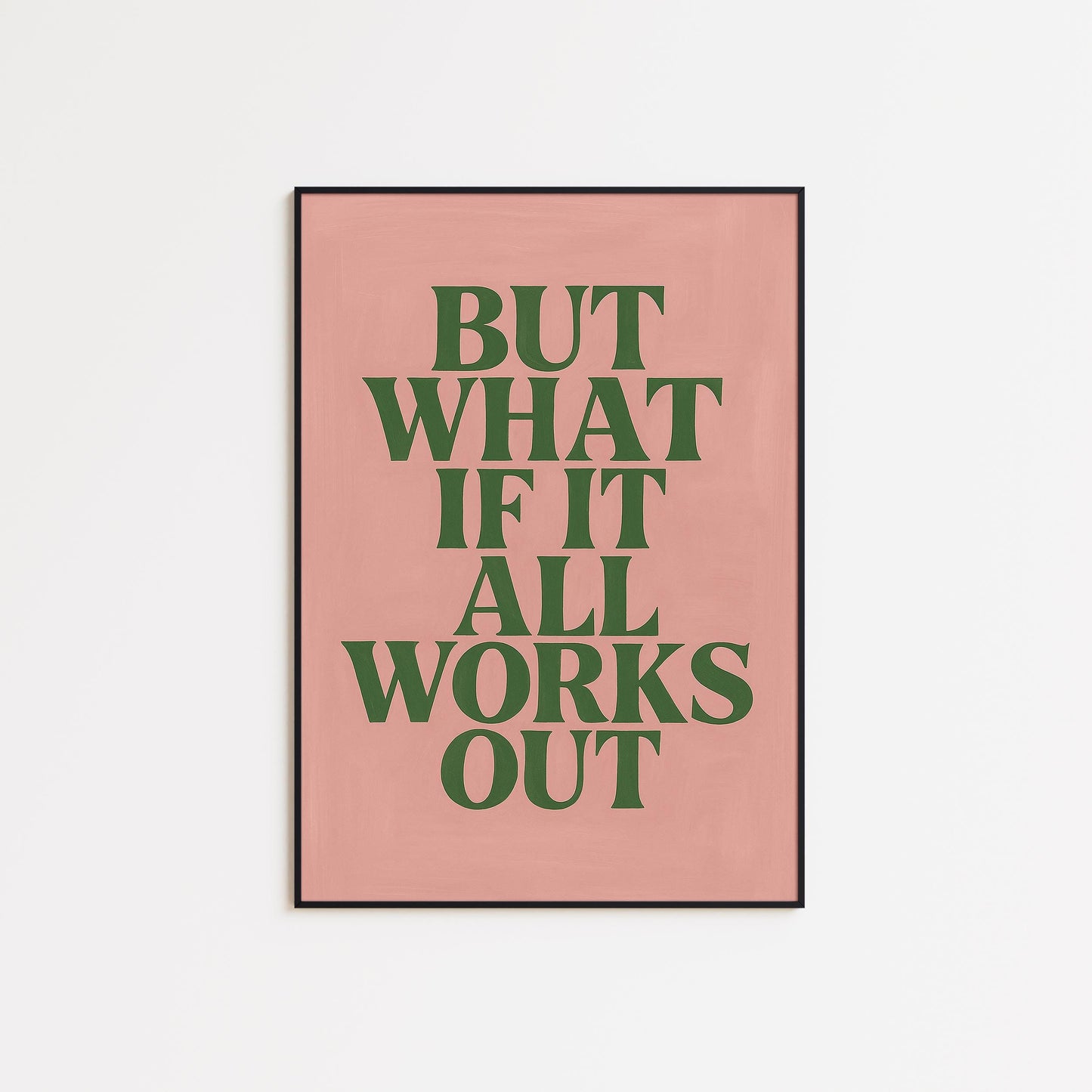 Positive Quote Poster – Motivational Wall Art | Typography Home Decor Print