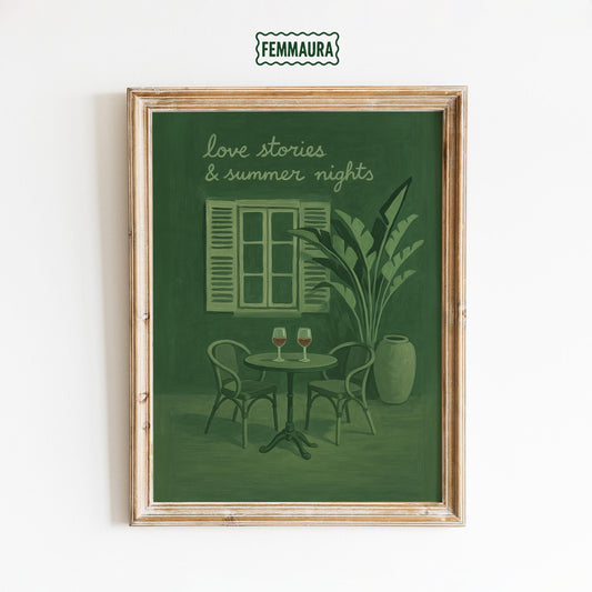 Romantic Olive Poster – Minimalist Vintage Print With Mediterranean Art & Cozy Wall Decor