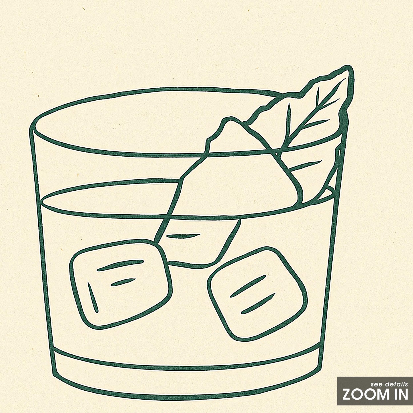 My Favourite Drink Is The Next One Poster – Funny Minimal Bar Wall Art